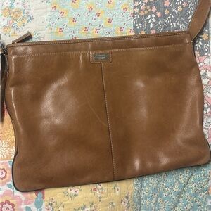 Coach Brown Leather Shoulder Bag